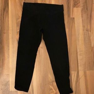 Black cotton leggings